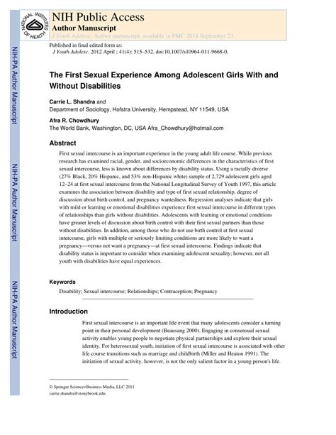 asstr young girl|The First Sexual Experience Among Adolescent Girls With and .